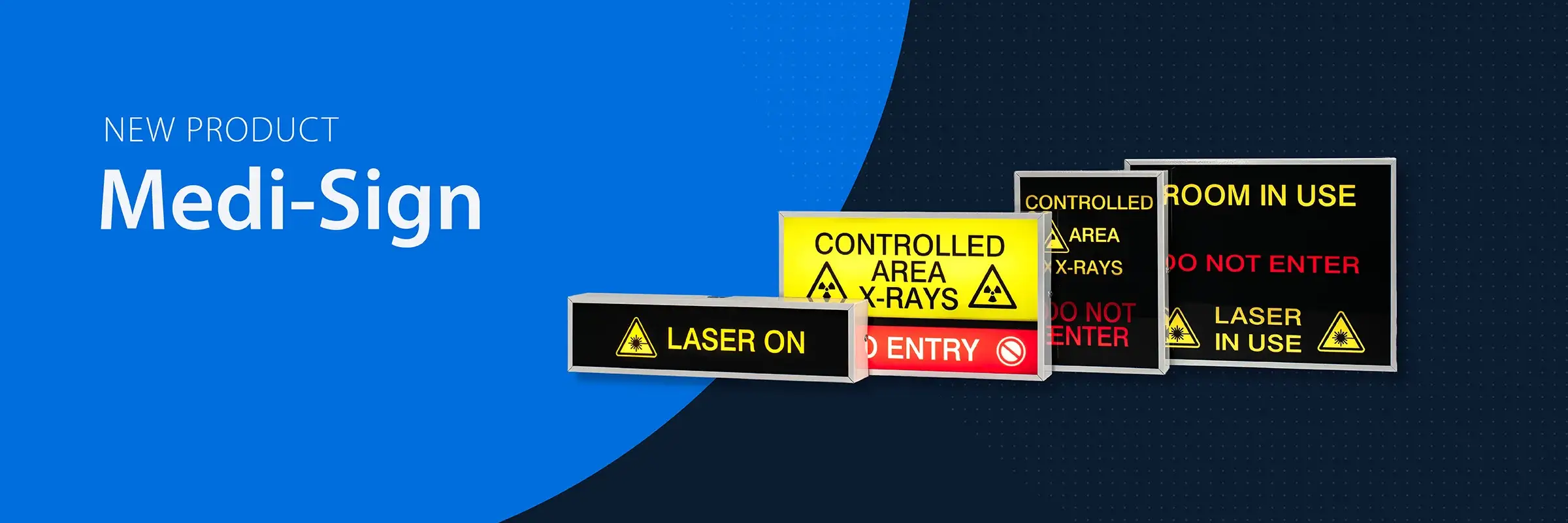 Medi-Sign – Customisable LED illuminated signage range